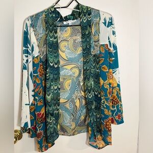 NWOT  Rose & Olive Shear Cover-up Top Size Medium